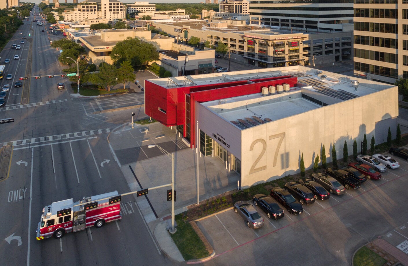 FS 27 aerial looking down NW HWY
