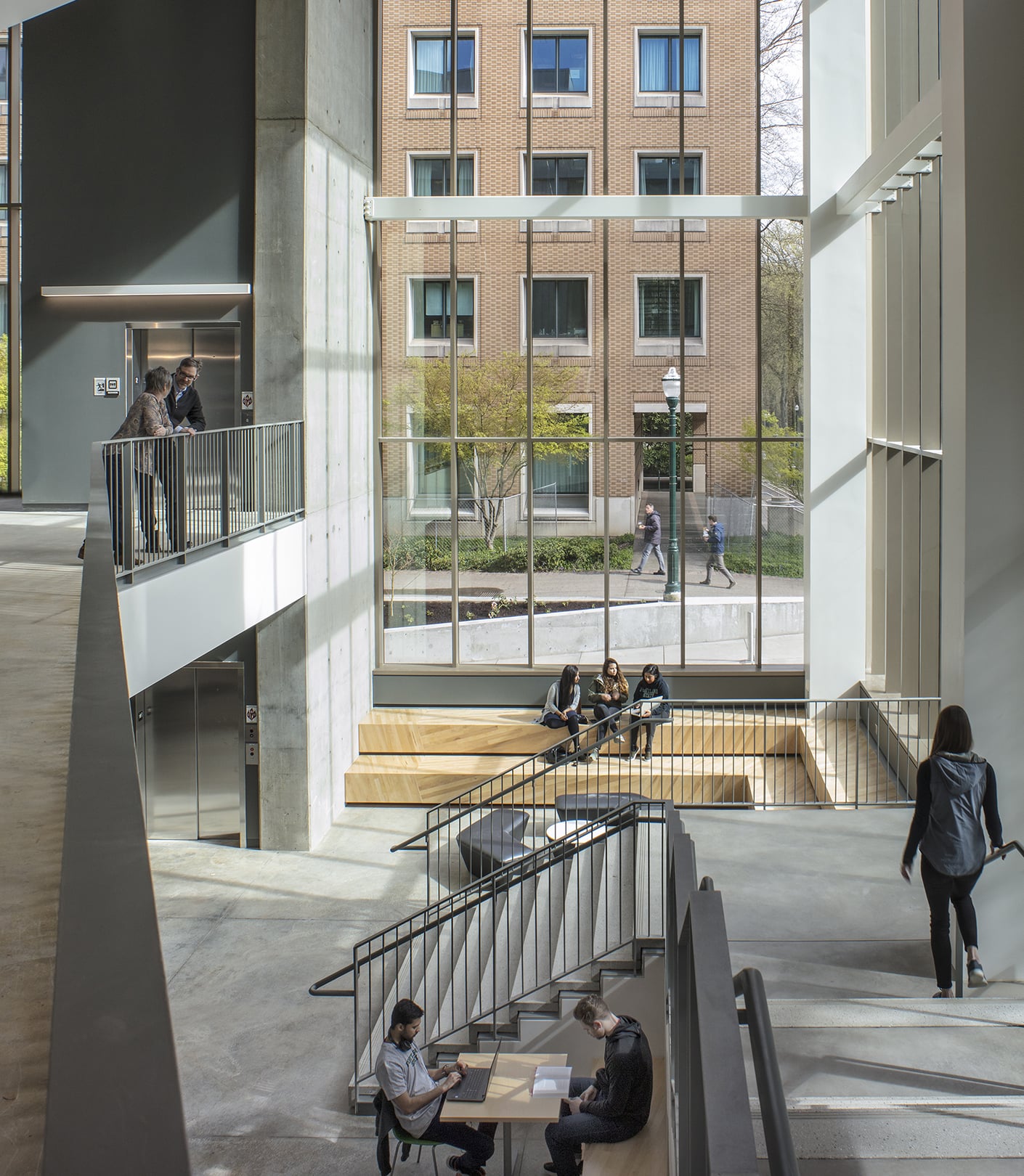 PSU Study area and stairs