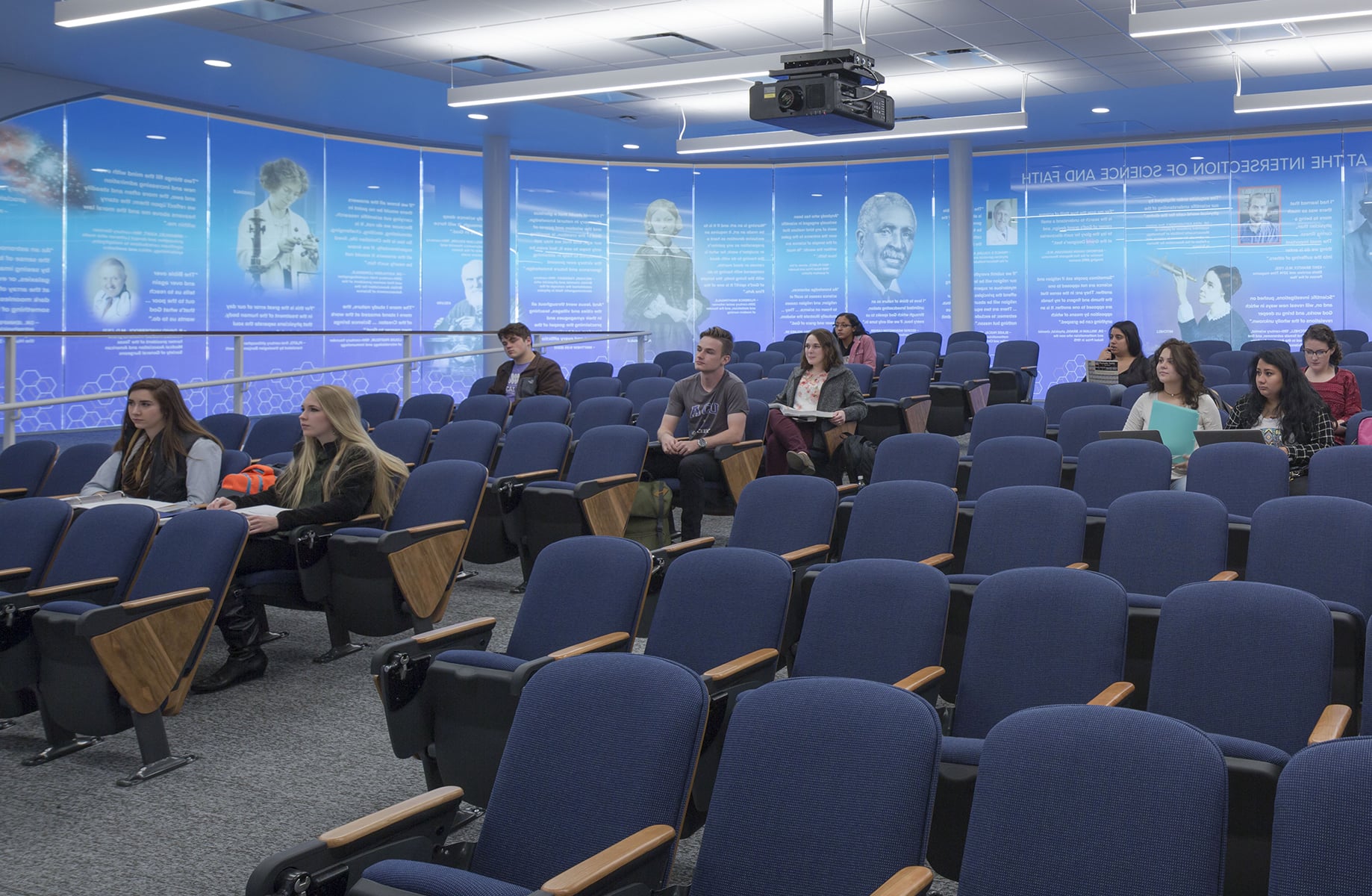 Students in a classroom