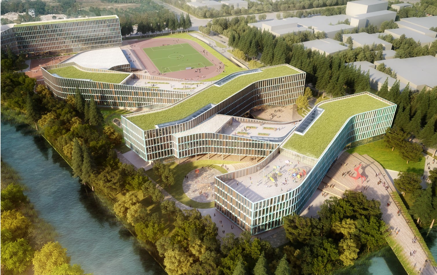Confidential school - rendering