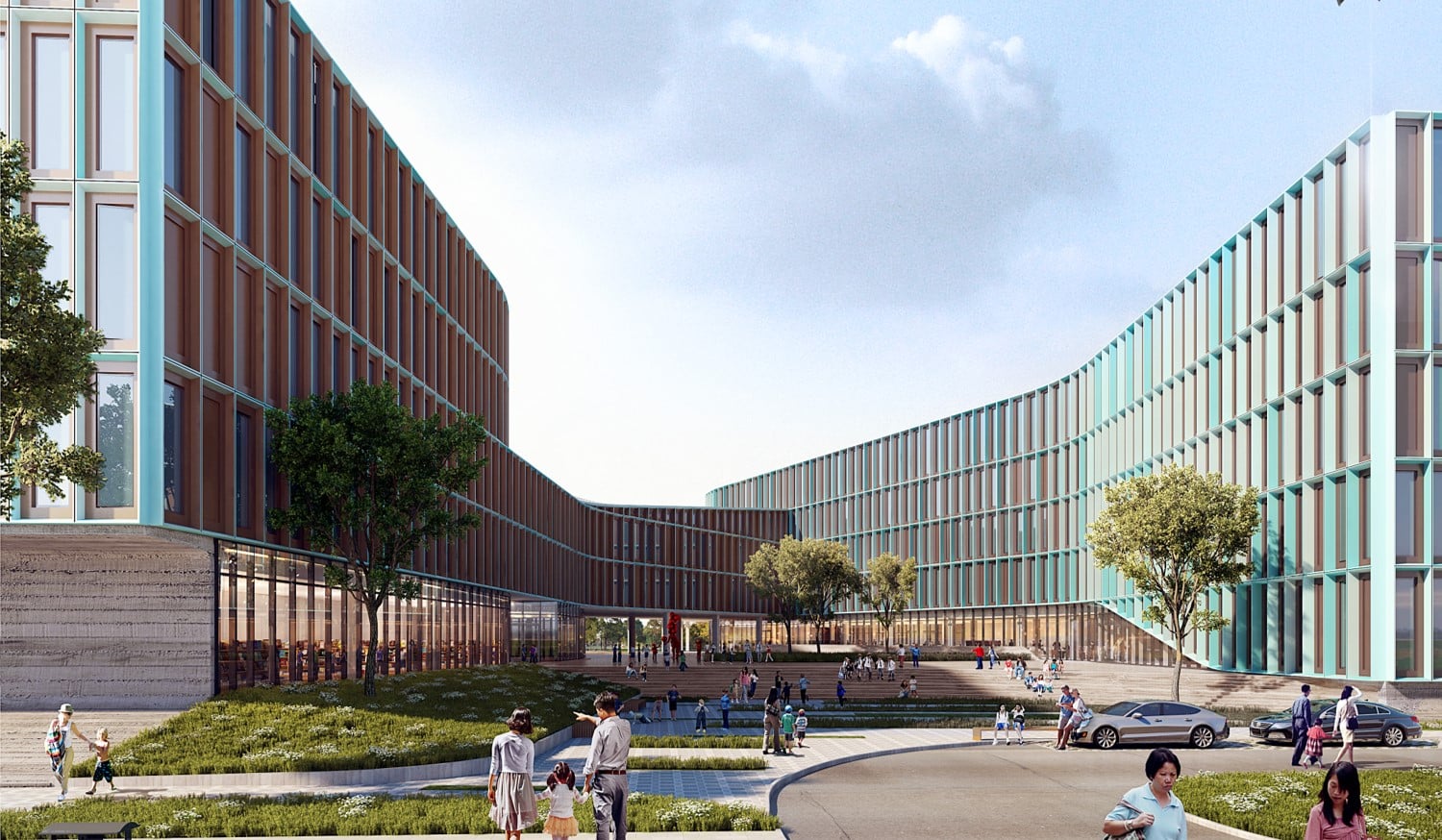 Confidential school - rendering
