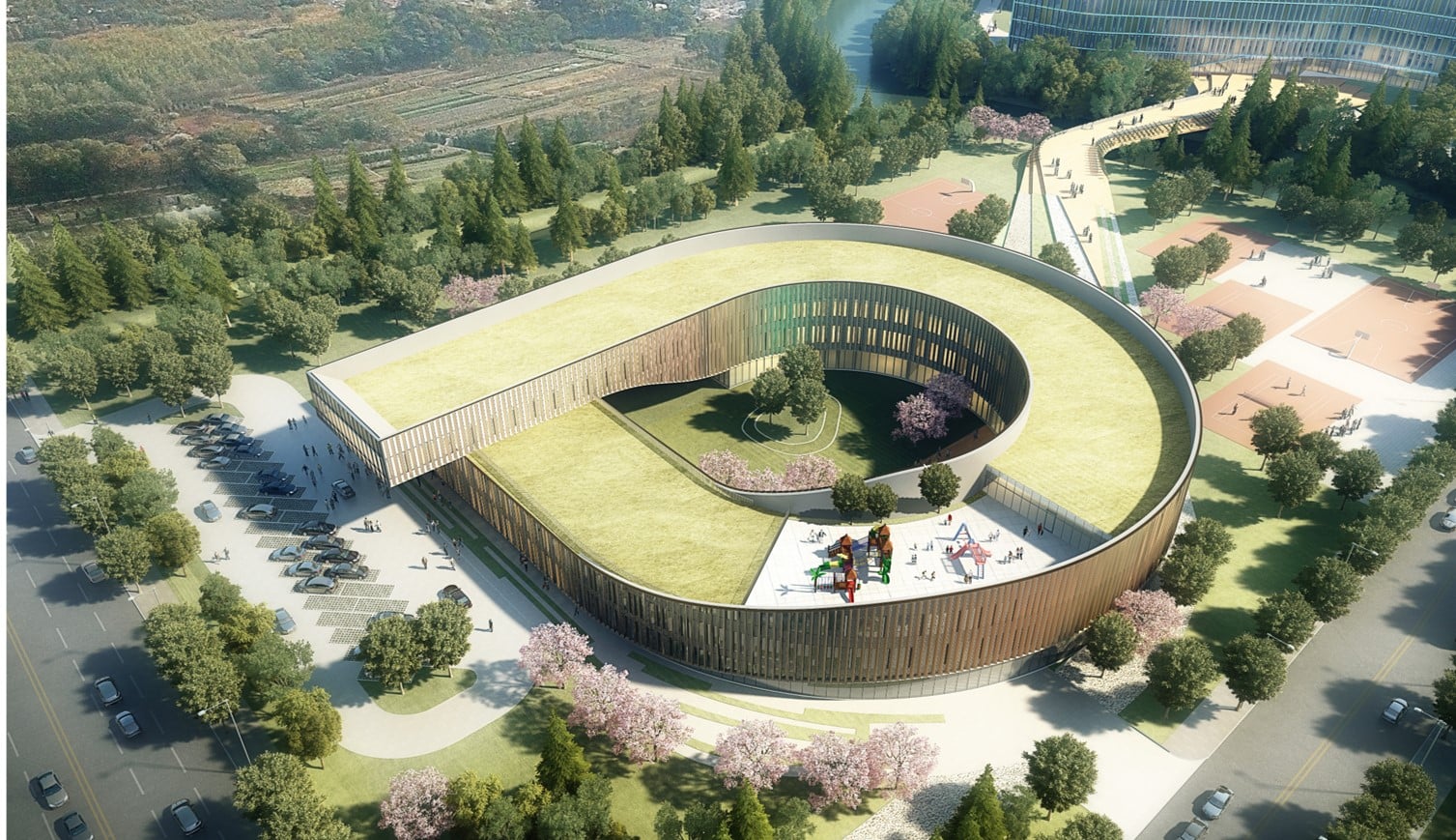 Confidential Hangzhou School - rendering