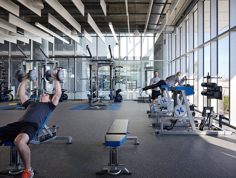 strength training room