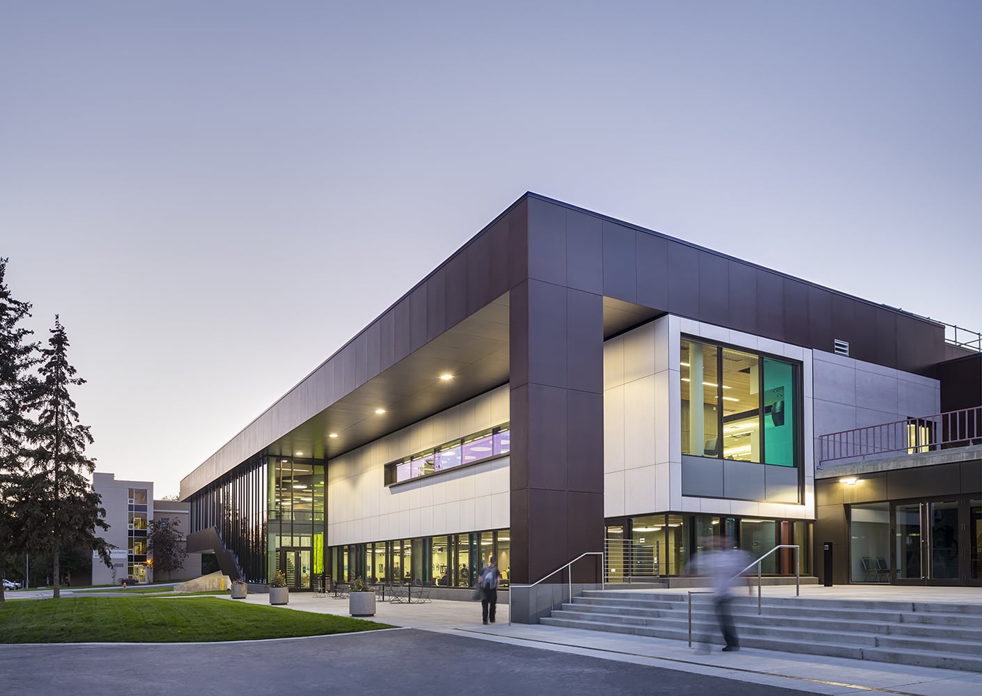 Main entrance to UAF Wood Center