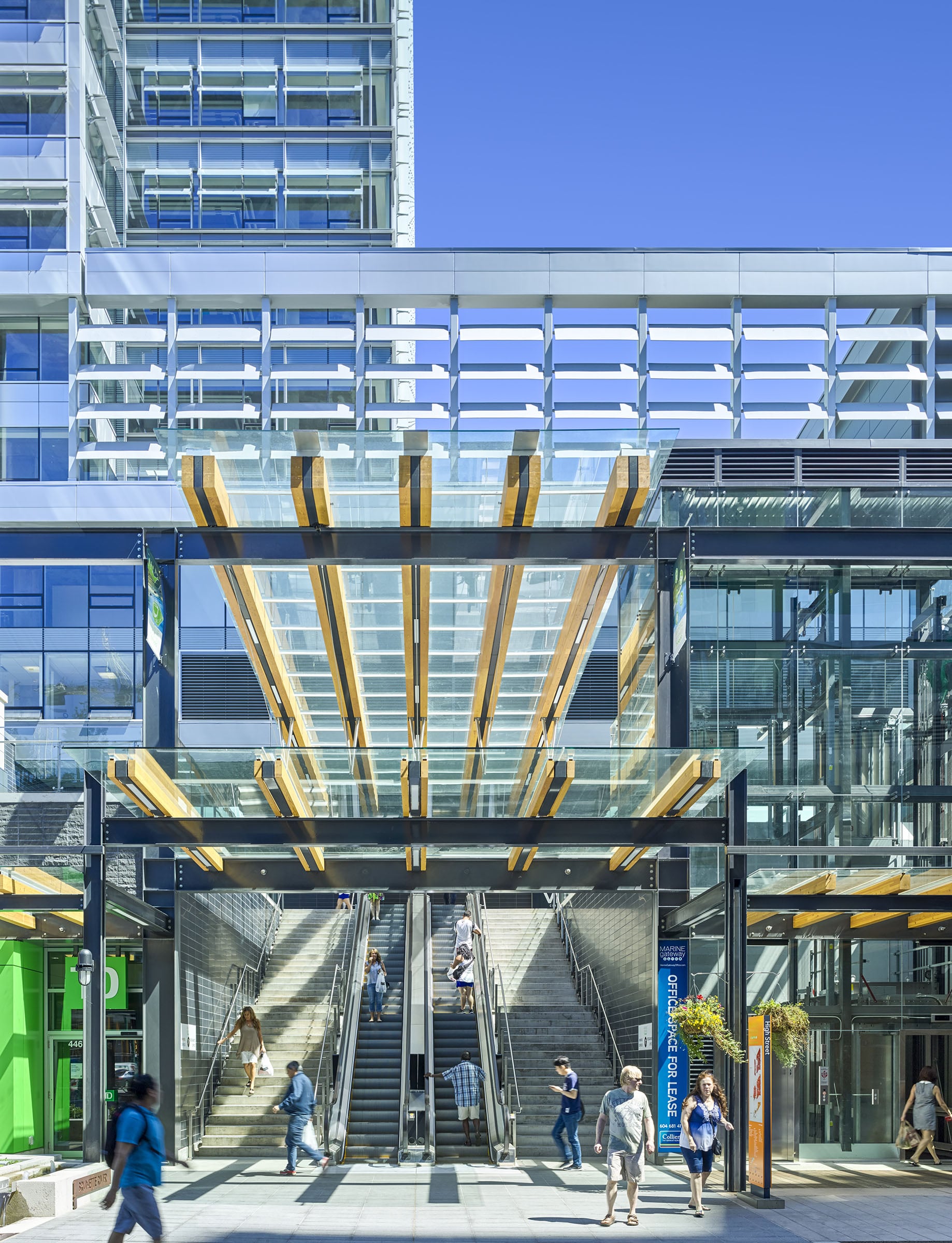 Marine Gateway Escalator