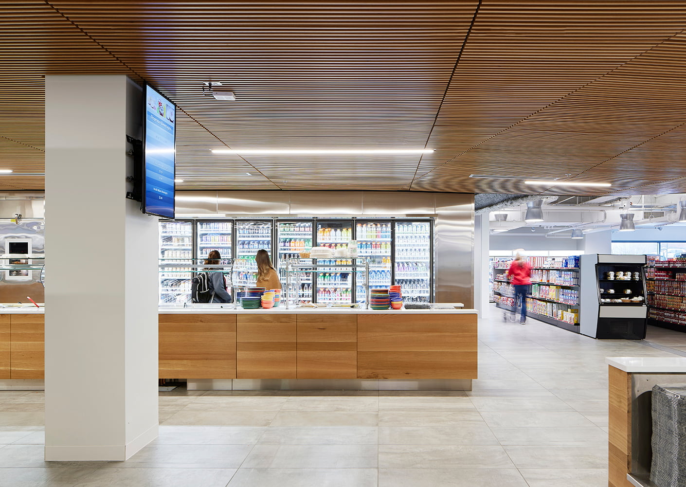 Servery and mini-market