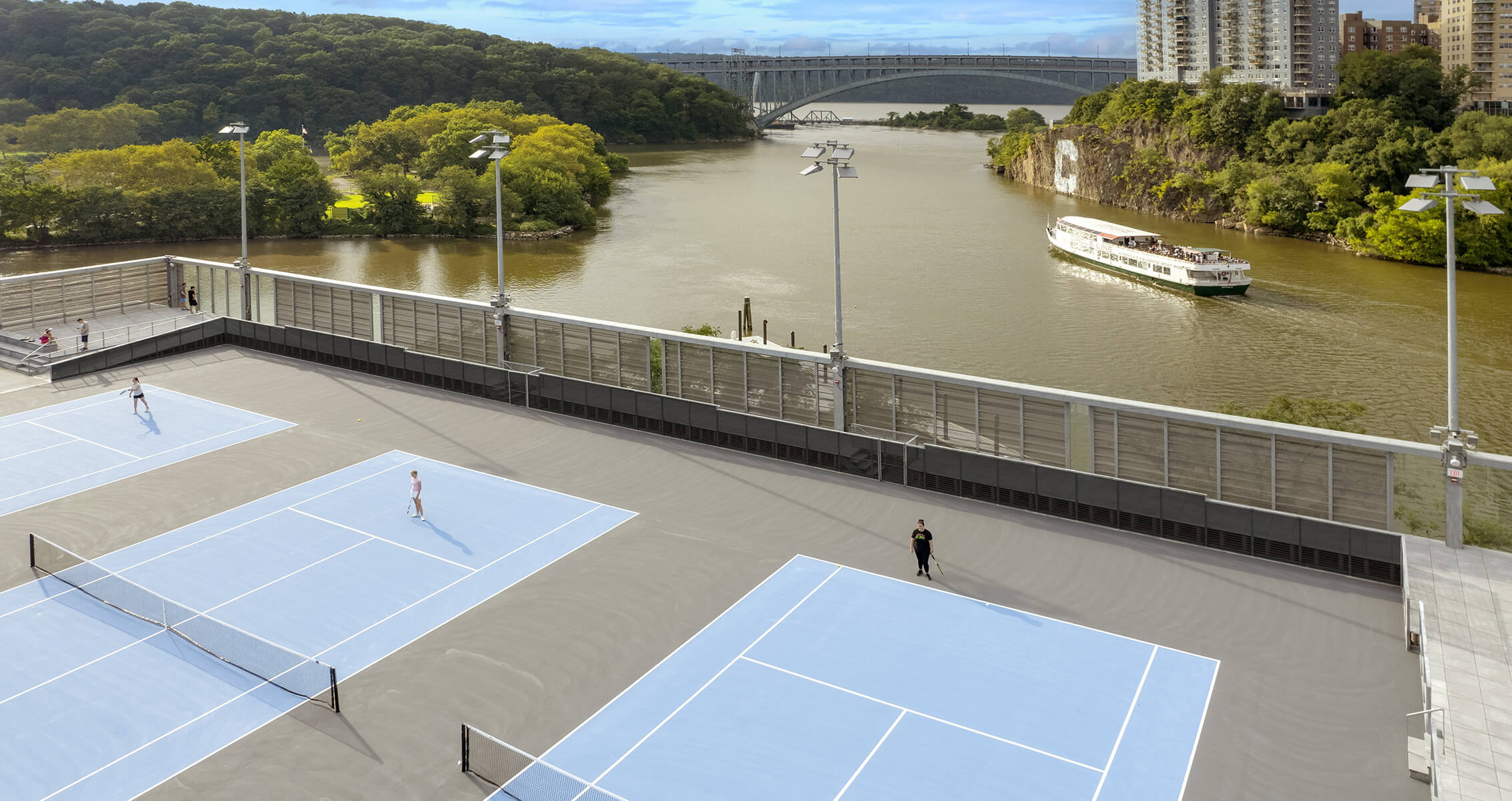 Columbia Tennis Center Exterior Courts
