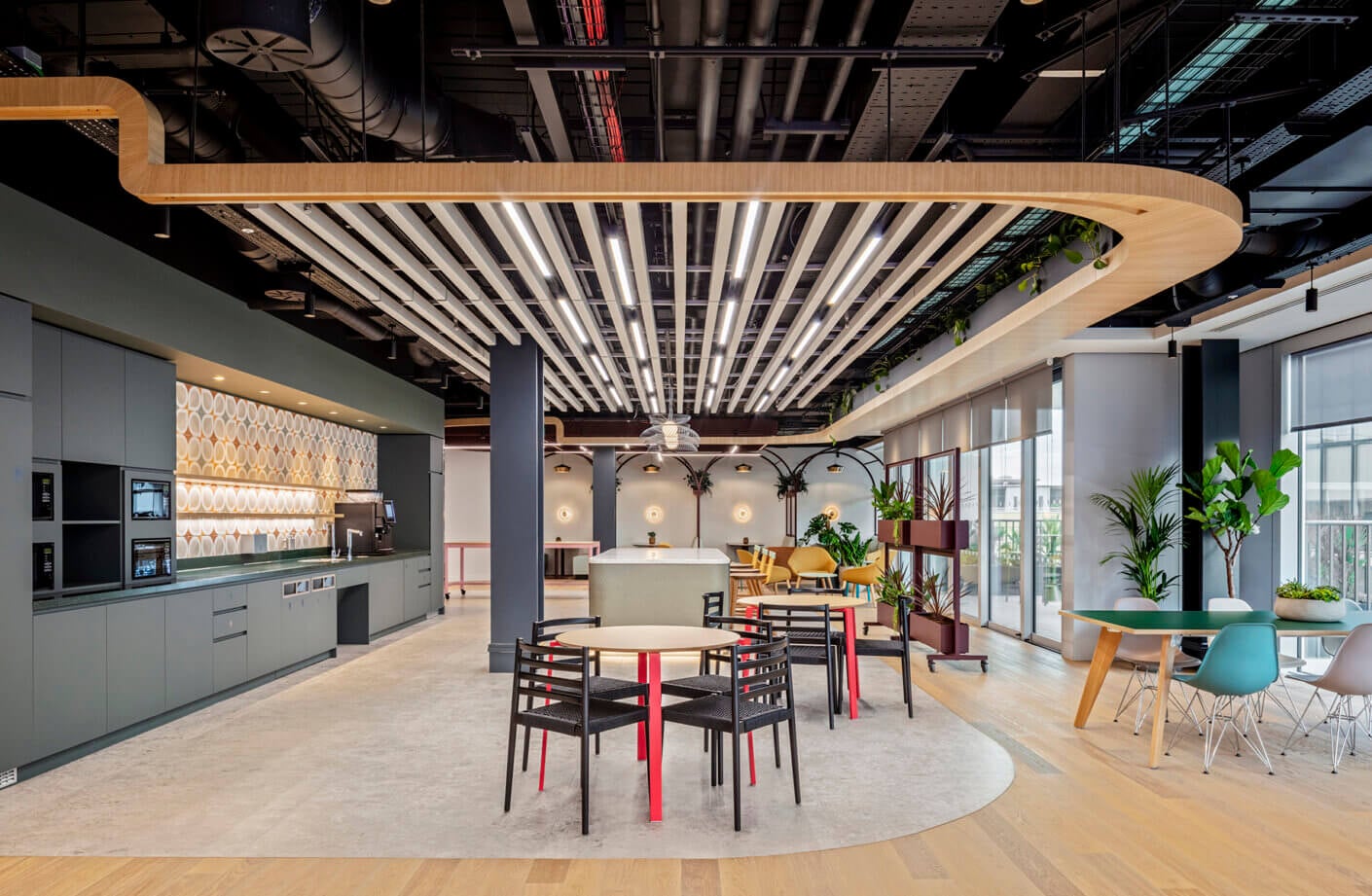 An office kitchenette